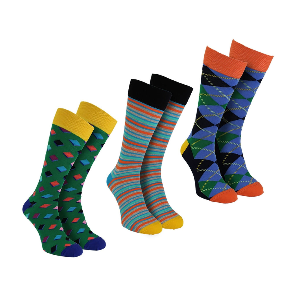 3 Pack of Novelty Dress Mens Socks