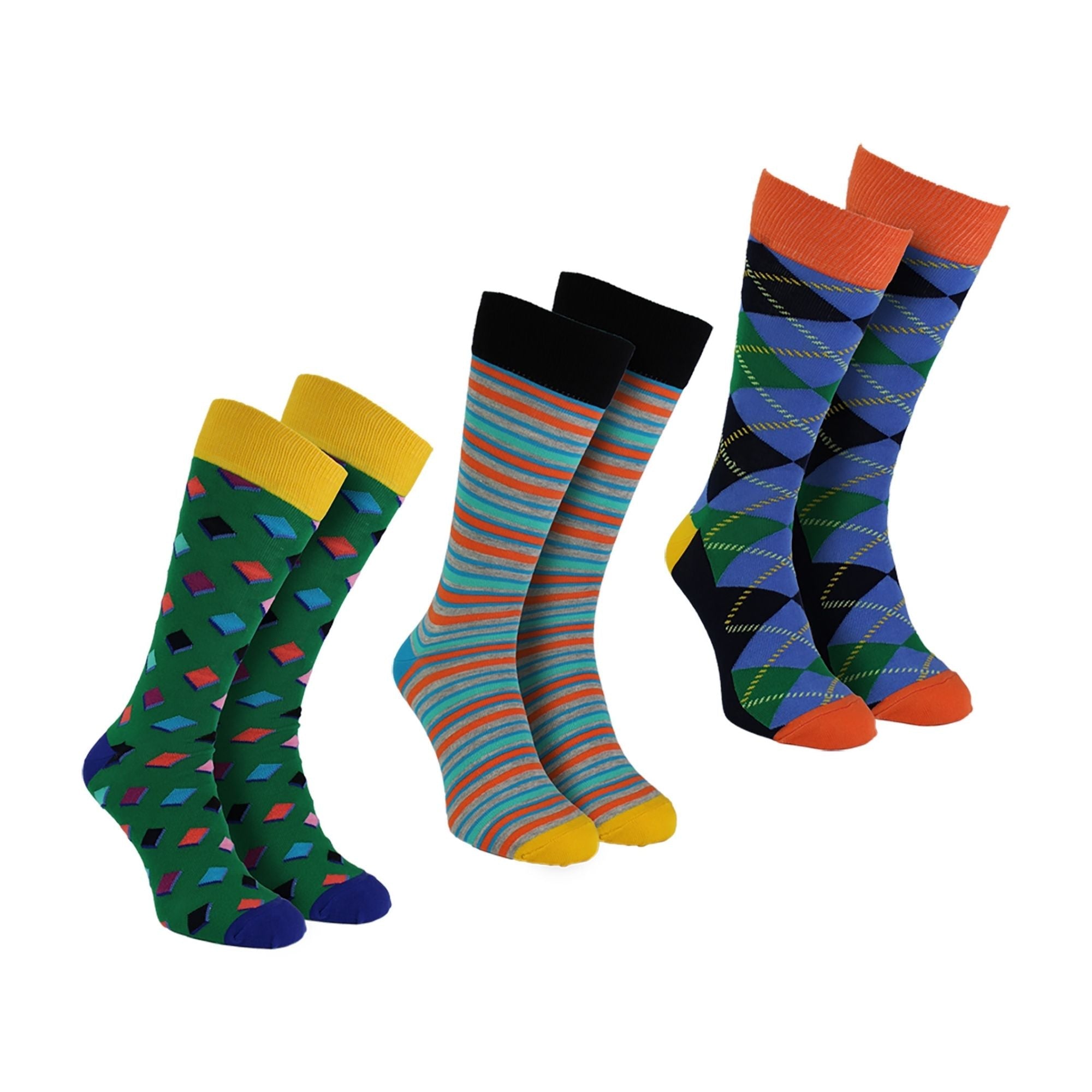 3 Pack of Novelty Dress Mens Socks