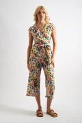 Sidra Summer Dream Print Crop Jumpsuit