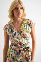 Sidra Summer Dream Print Crop Jumpsuit