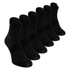 6 Pack Mens Yoga Pilates Non Slip Socks | Breathable Cushioned Gym Socks