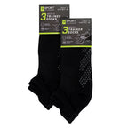 6 Pack Mens Yoga Pilates Non Slip Socks | Breathable Cushioned Gym Socks