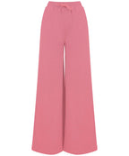 Regenerated Cotton Wide Leg Joggers: Womens