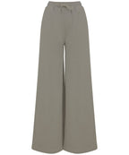Regenerated Cotton Wide Leg Joggers: Womens