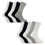 Mens 10 Pack Multipack Sport Socks | Breathable Cotton Running Socks