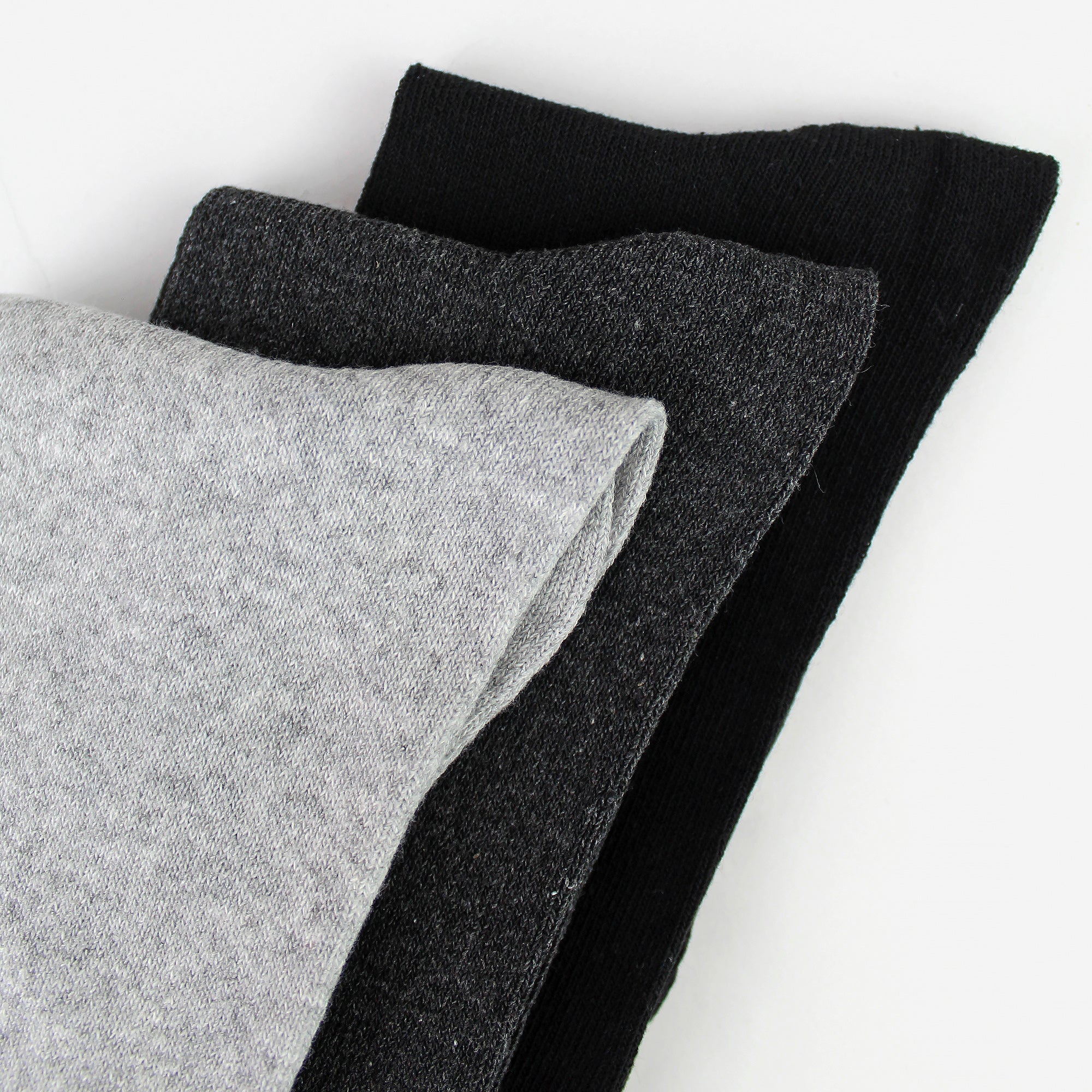 7 Pack Mens Classic Suit Socks - Soft Breathable Plain Dress Socks