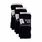 3 Pack Girls Plain Soft Breathable Cotton School Tights (5 Sizes)