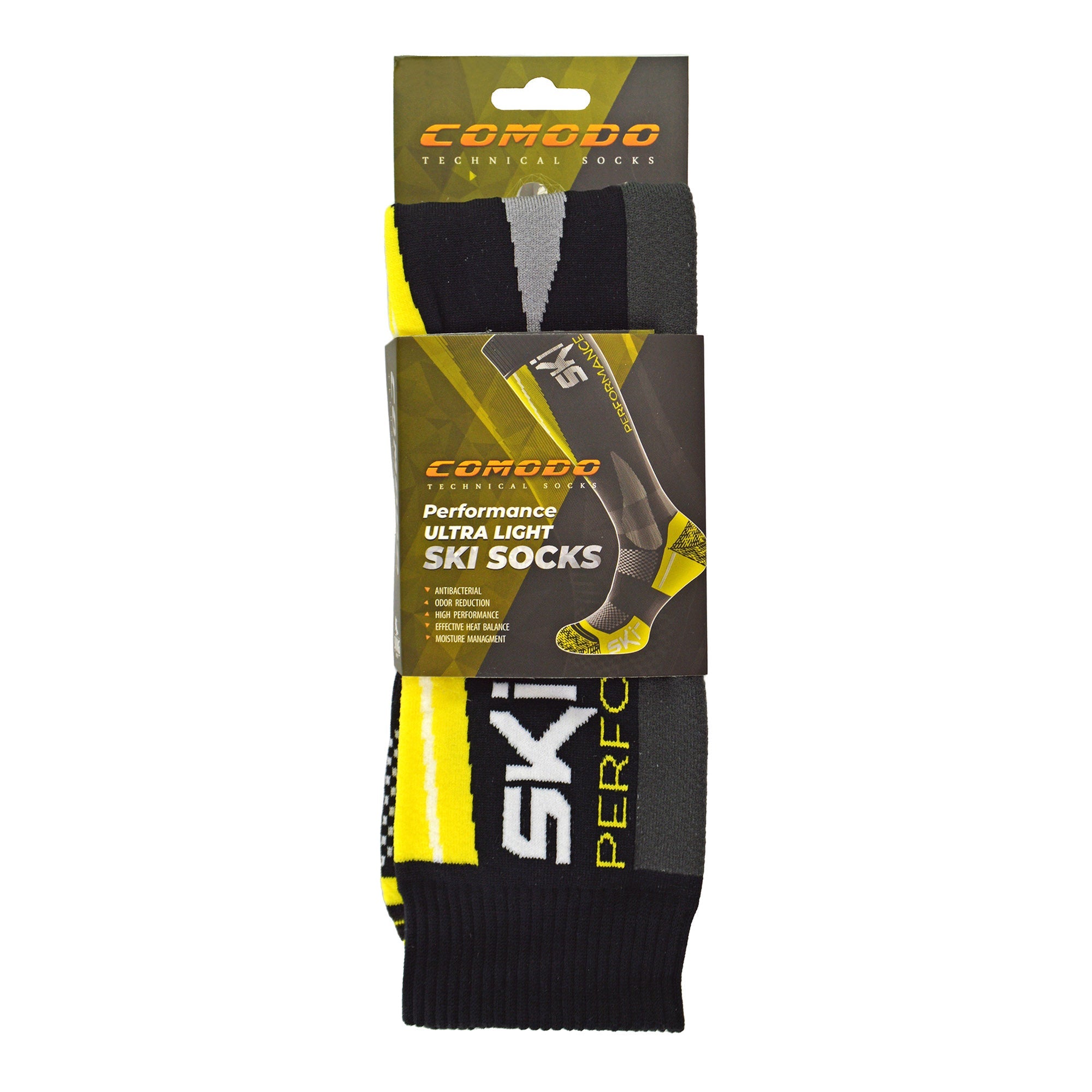 1 Pack Mens & Ladies Lightweight Anatomical Ski Socks