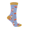 1 Pack Ladies Novelty Fox Bamboo Socks