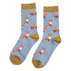 1 Pack Ladies Novelty Fox Bamboo Socks