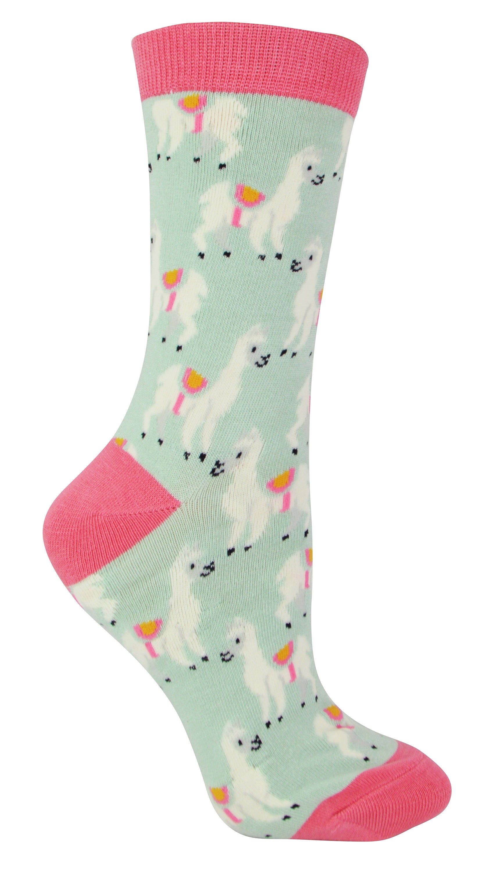 1 Pack Ladies Novelty Duck Egg Llama Bamboo Socks