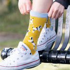 1 Pack Ladies Novelty Navy Retriever Bamboo Socks