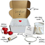 Small Best Dog Mum Gift Hamper Necklace Chocs & Candle