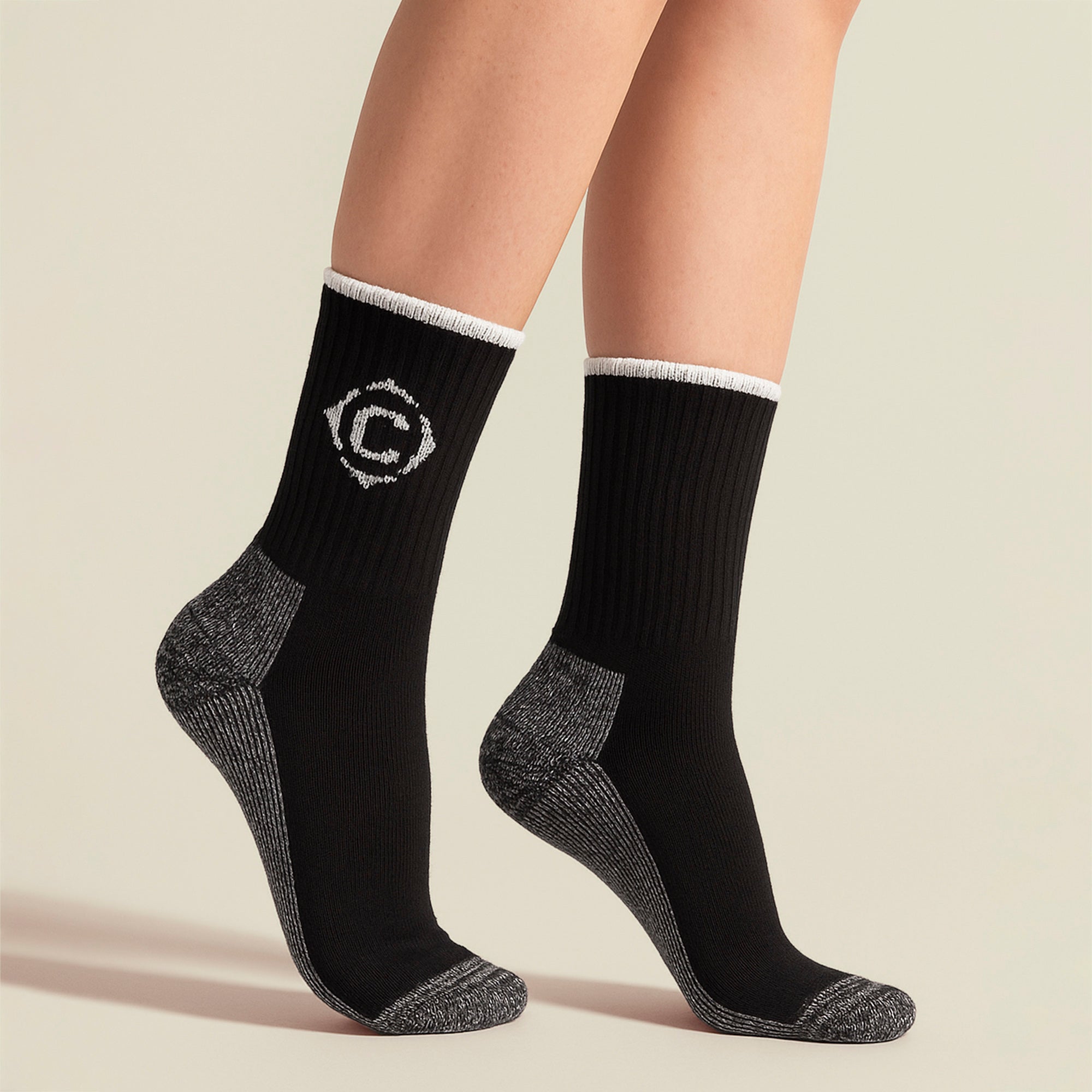 Ladies Heavy Duty Durable Cushioned Hiking Socks with Reinforced Heel & Toe