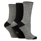 3 Pairs Ladies Water Repellent Midweight Outdoor Socks for Hiking & Walking