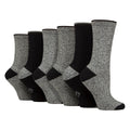 6 Pairs Ladies Water Repellent Midweight Outdoor Socks for Hiking & Walking