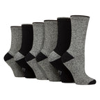 6 Pairs Ladies Water Repellent Midweight Outdoor Socks for Hiking & Walking