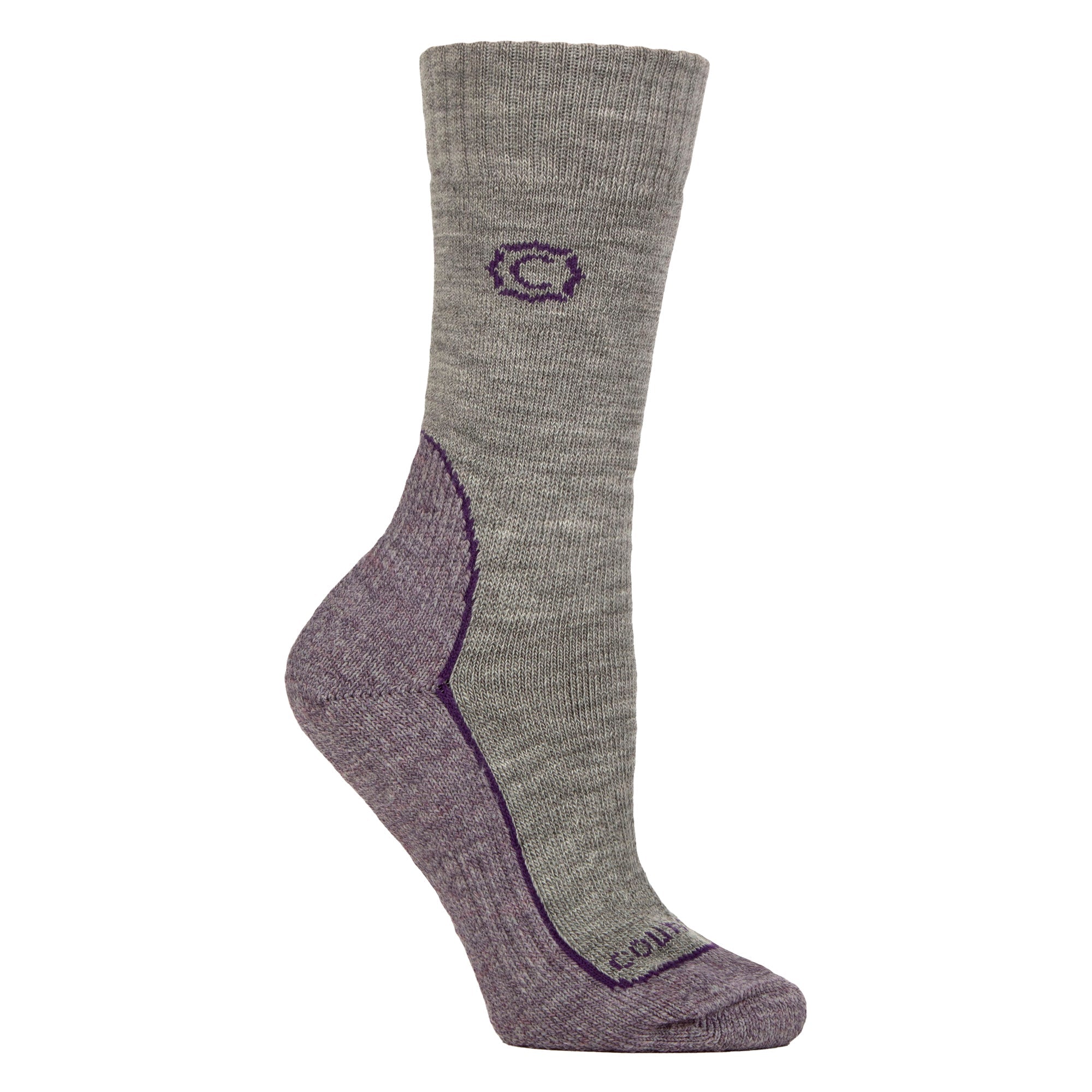 Ladies Wool Blend Cushioned Walker Socks for Hiking & Outdoor Comfort