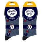 6 Pairs Mens  NON ELASTIC Cotton Rich Novelty Patterned Socks