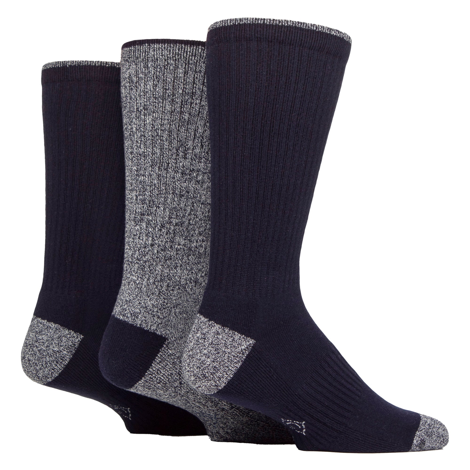 3 Pairs Mens Water Repellent Midweight Outdoor Socks for Hiking & Walking