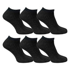 12 Pack Mens 100% Cotton Trainer Socks