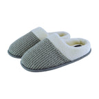Ladies Soft Plush Lined Mule Slip On Slippers (6 Sizes)