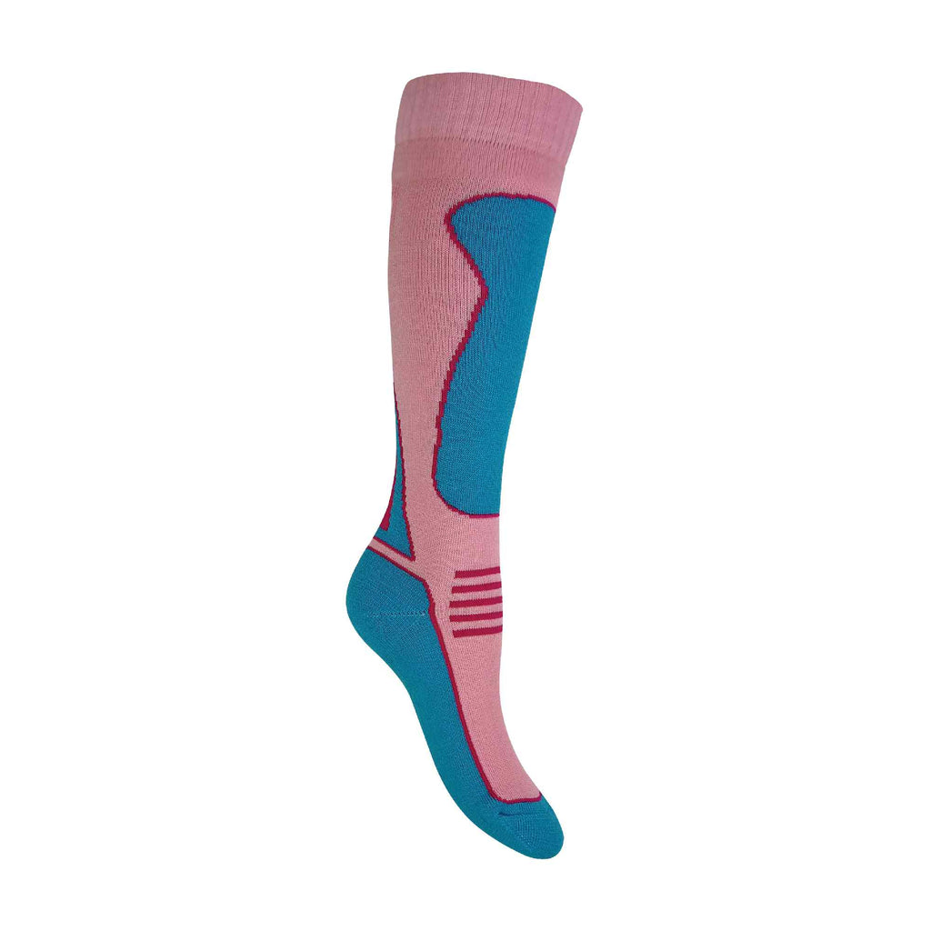 4 Pack Girls Long Knee High Wool Blend Ski Socks