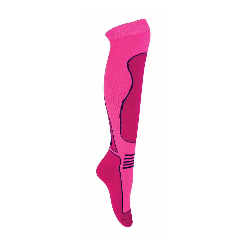 4 Pack Ladies Long Knee High Wool Blend Ski Socks