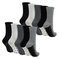 10 Pairs Ladies Lace Effect Footbed Socks - Soft Cotton Rich Everyday Socks