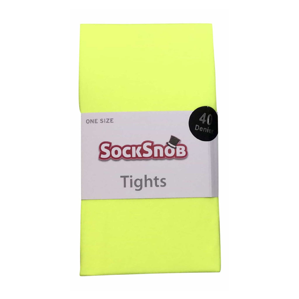 1 Pack Ladies 40 Denier Bright Coloured Opaque Neon Tights