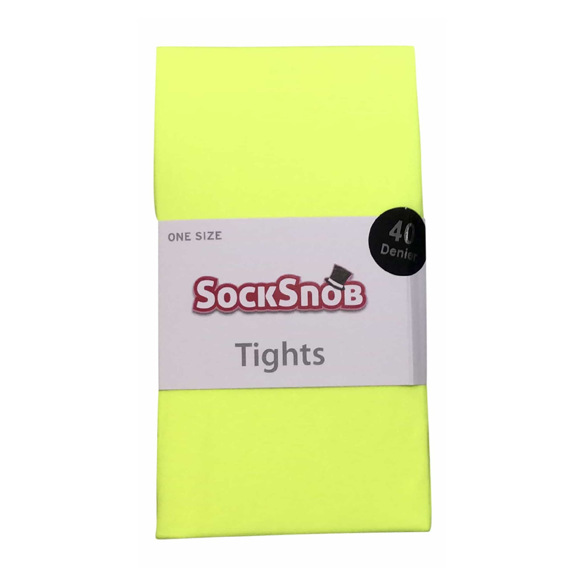 1 Pack Ladies 40 Denier Bright Coloured Opaque Neon Tights