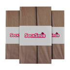 3 Pair 40 Denier Seamed Ultra Sheen Ladies Tights with Line Up the Back