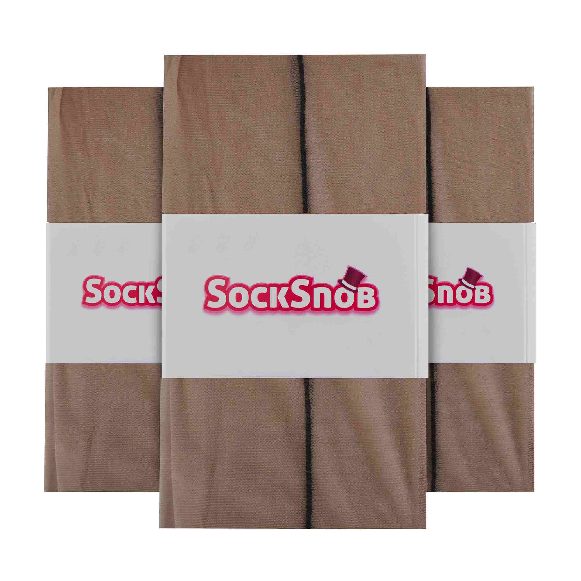 3 Pair 40 Denier Seamed Ultra Sheen Ladies Tights with Line Up the Back