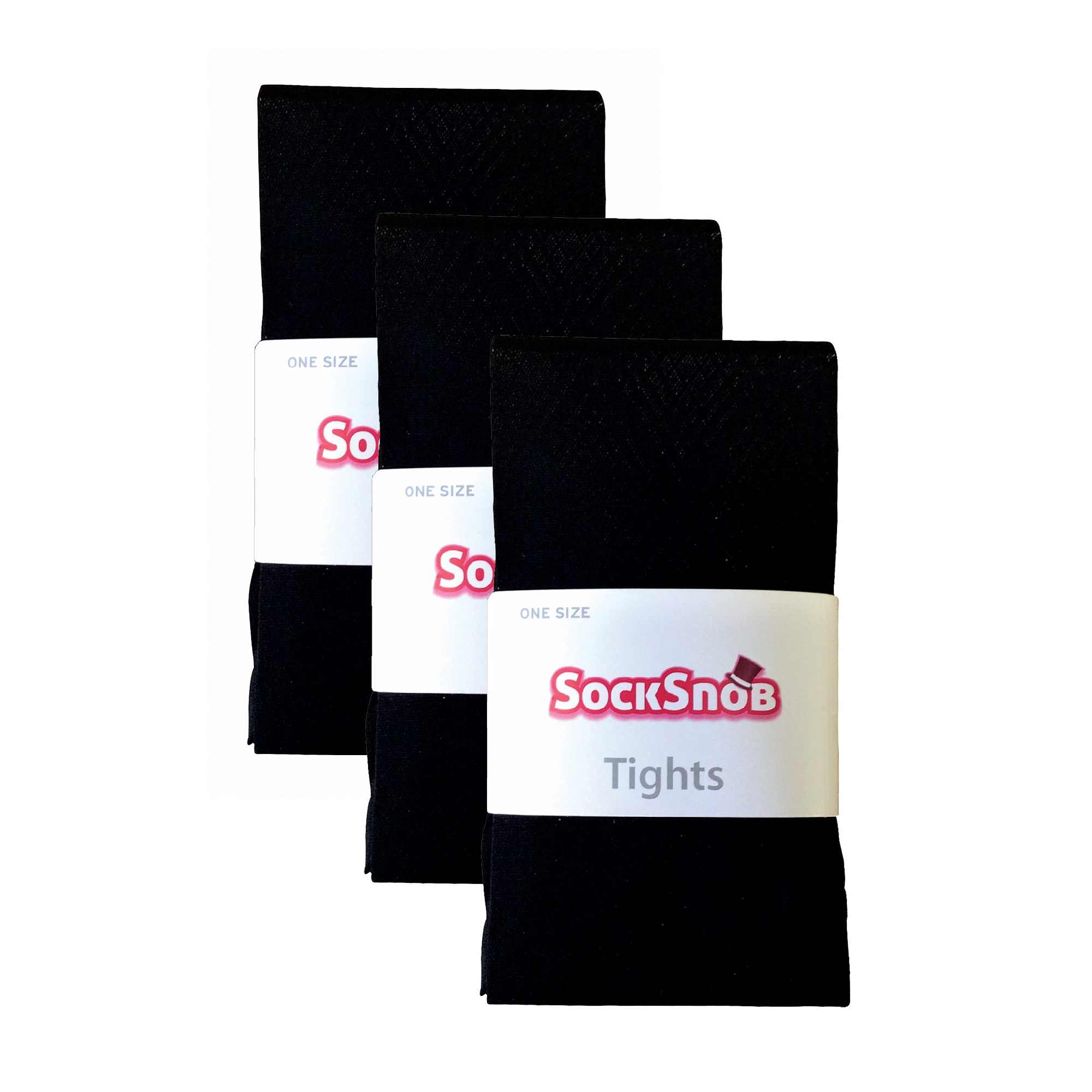 3 Pair Ladies Coloured Opaque 80 Denier Plain Block Colour Tights