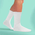 6 Pairs Mens Cotton Diabetic Socks - Soft Non Binding Everyday Comfort Socks