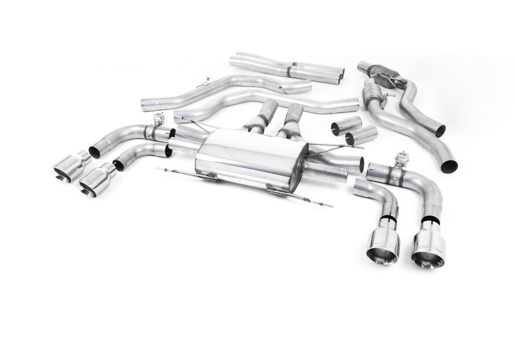 Milltek Sport - Alfa Romeo Giulia Quadrifoglio 2.9 V6 Bi-Turbo (Non OPF/GPF Models) 2017 - Exhaust System (Multiple Options)