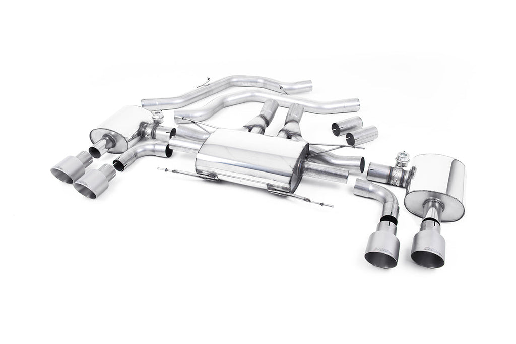 Milltek Sport - Alfa Romeo Giulia Quadrifoglio 2.9 V6 Bi-Turbo (Non OPF/GPF Models) 2017 - Exhaust System (Multiple Options)