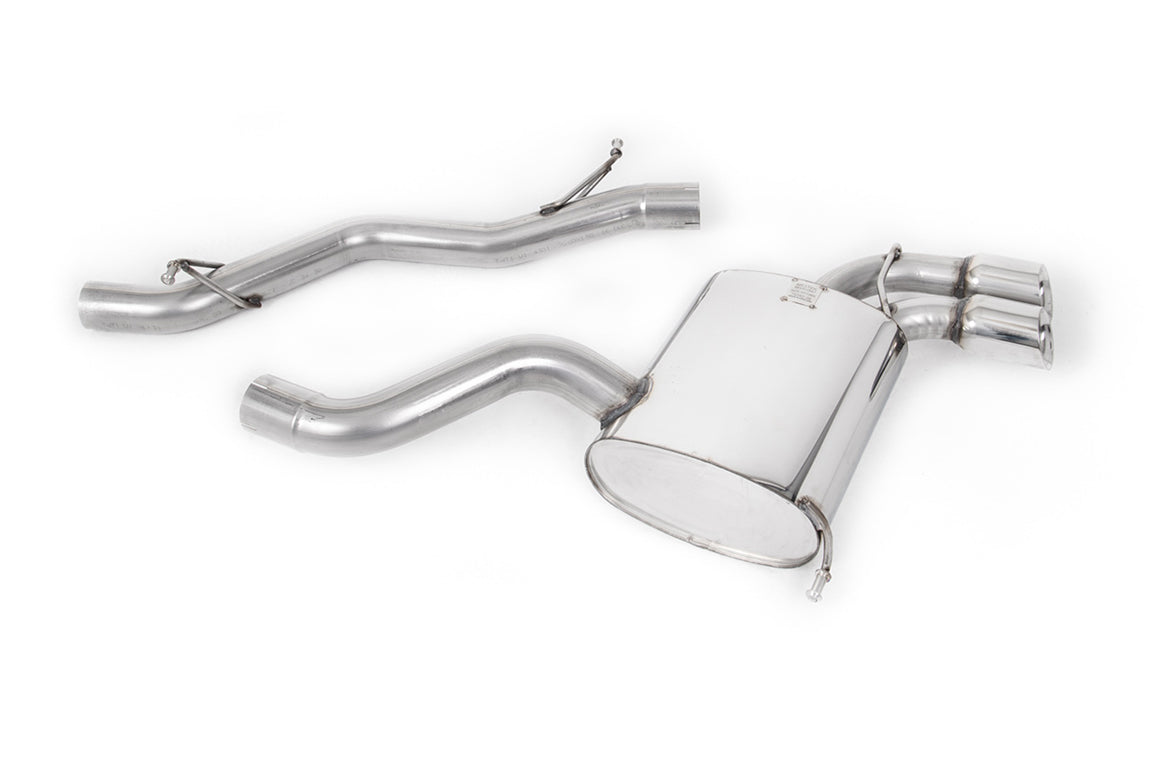 Milltek Sport - Cat Back Exhaust (Resonated or None Resonated) Audi S3 8P 3-Door