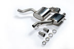 Milltek Sport - Cat Back Exhaust (Resonated or None Resonated) Audi S3 8P 3-Door