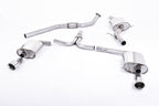 Milltek Sport - Cat Back Exhaust (Multiple Options) Audi A4 B8 2.0TFSI S Line (2WD and quattro Tiptronic-only)