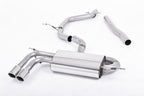 MILLTEK SPORT - DPF BACK EXHAUST - AUDI A3 8P 2.0 TDI SPORT BACK