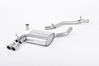 Milltek Sport - Cat Back Exhaust (Non Res) - Audi A3 8P 3.2 V6 Quattro (3&5 door sportback)