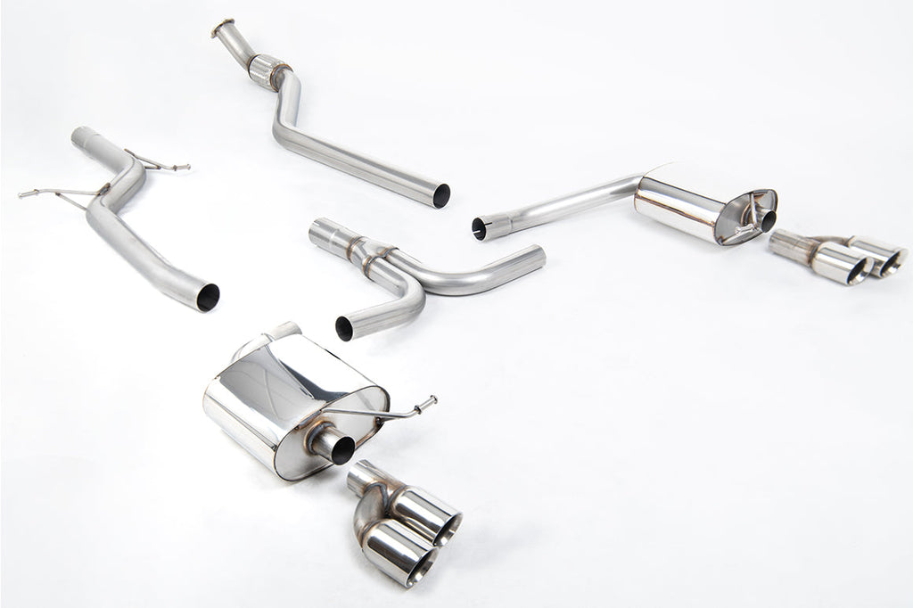 Milltek Sport - Cat Back Exhaust (Multiple Options) Audi A4 B8 2.0TFSI