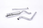 Milltek Ford Fiesta Mk7 ST 1.6L EcoBoost (182PS & 200PS) (13-19) Cat-Back Exhaust – Race System- Non Resonated- Burnt Titanium Tips – SSXFD198