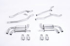 Milltek Sport - Porsche Cayenne 958 Turbo 4.8 V8 (Pre-Facelift) Cat Back Exhaust System (Multiple Options)