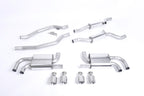 Milltek Sport - Porsche Cayenne 958 Turbo 4.8 V8 (Pre-Facelift) Cat Back Exhaust System (Multiple Options)