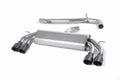 Milltek VW Golf MK7 R 2.0 TSI (300PS) (14+) Non-Valved Race System- Non-Resonated- Cerakote Black Round Tips
