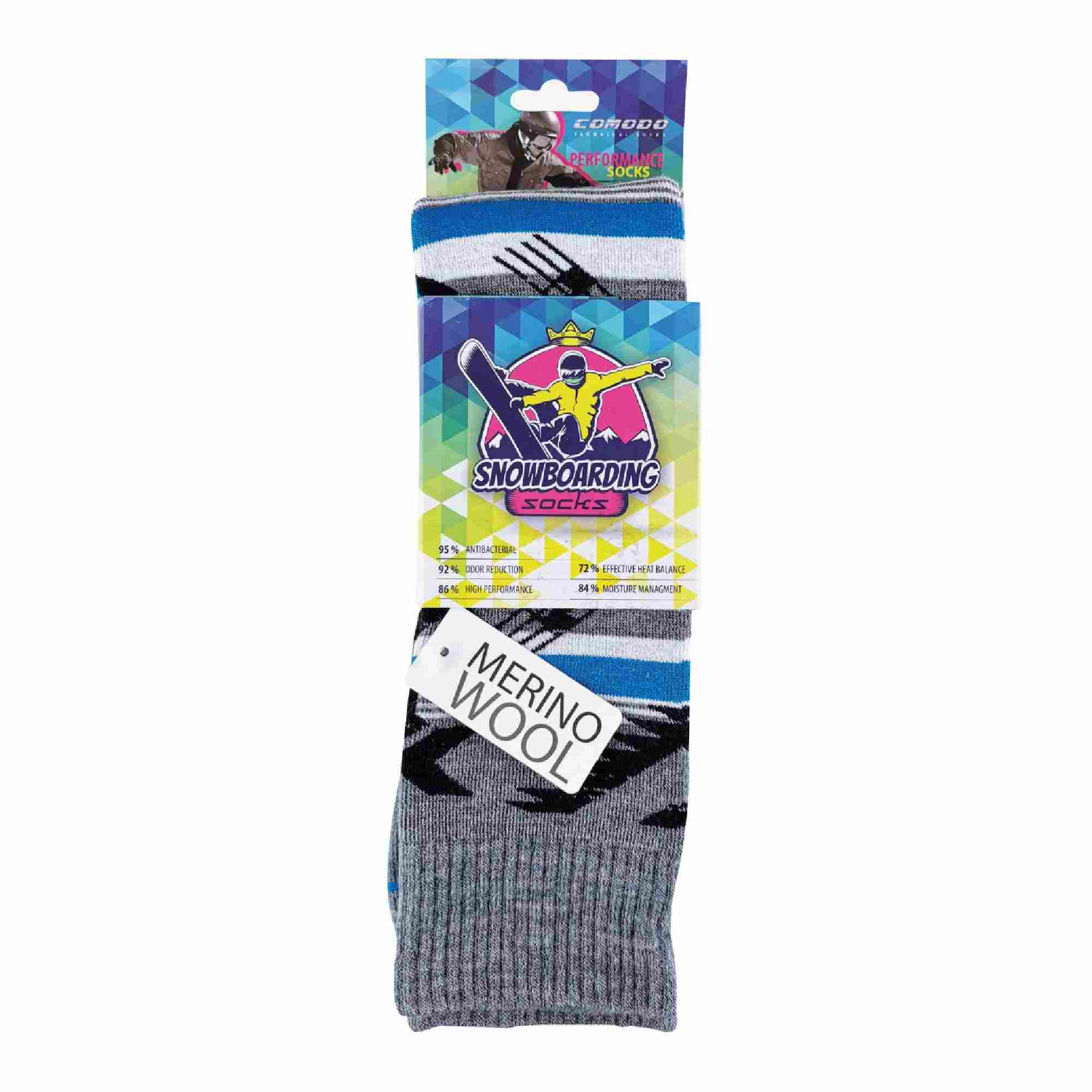1 Pack Unisex Sport Technical Snowboard Socks