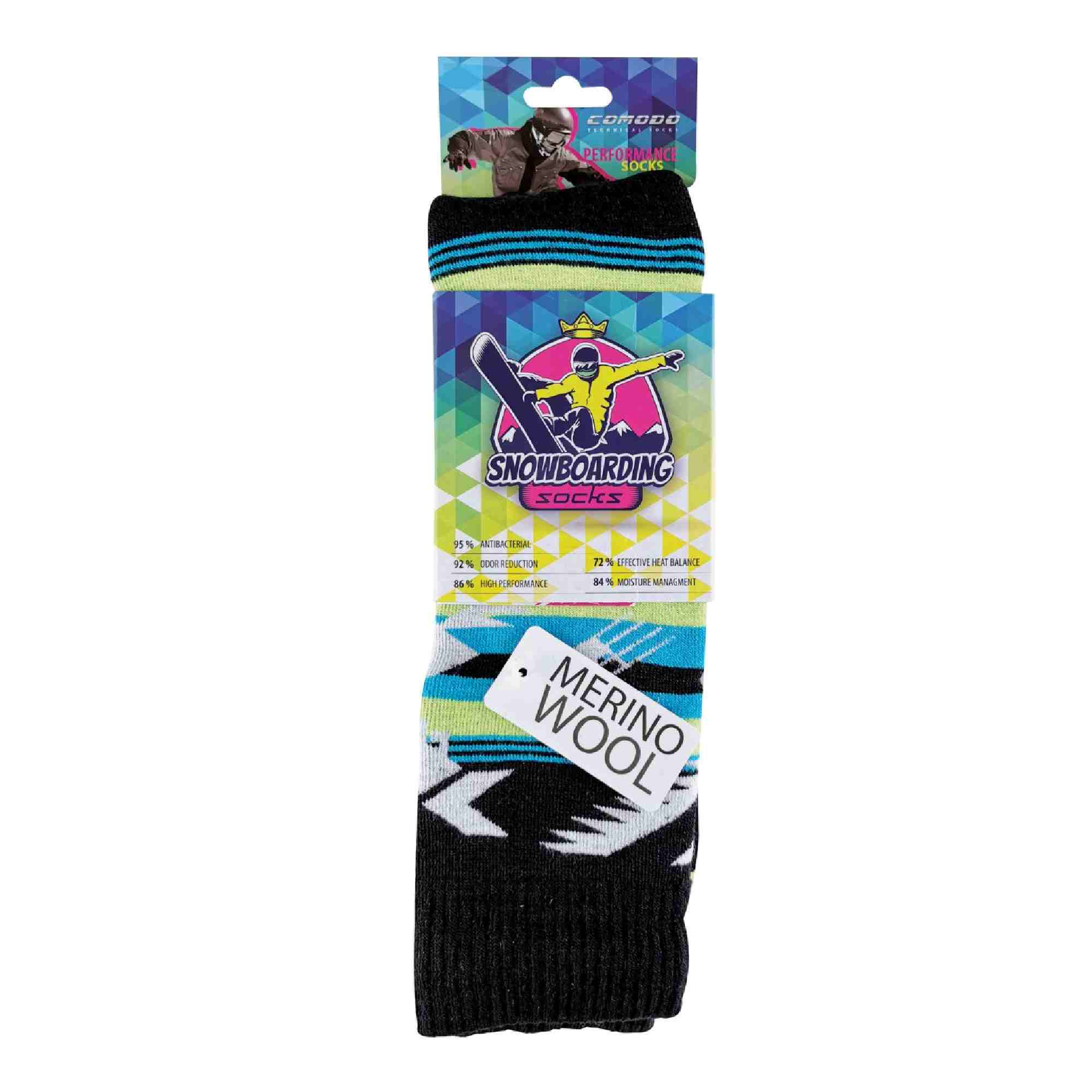 1 Pack Unisex Sport Technical Snowboard Socks