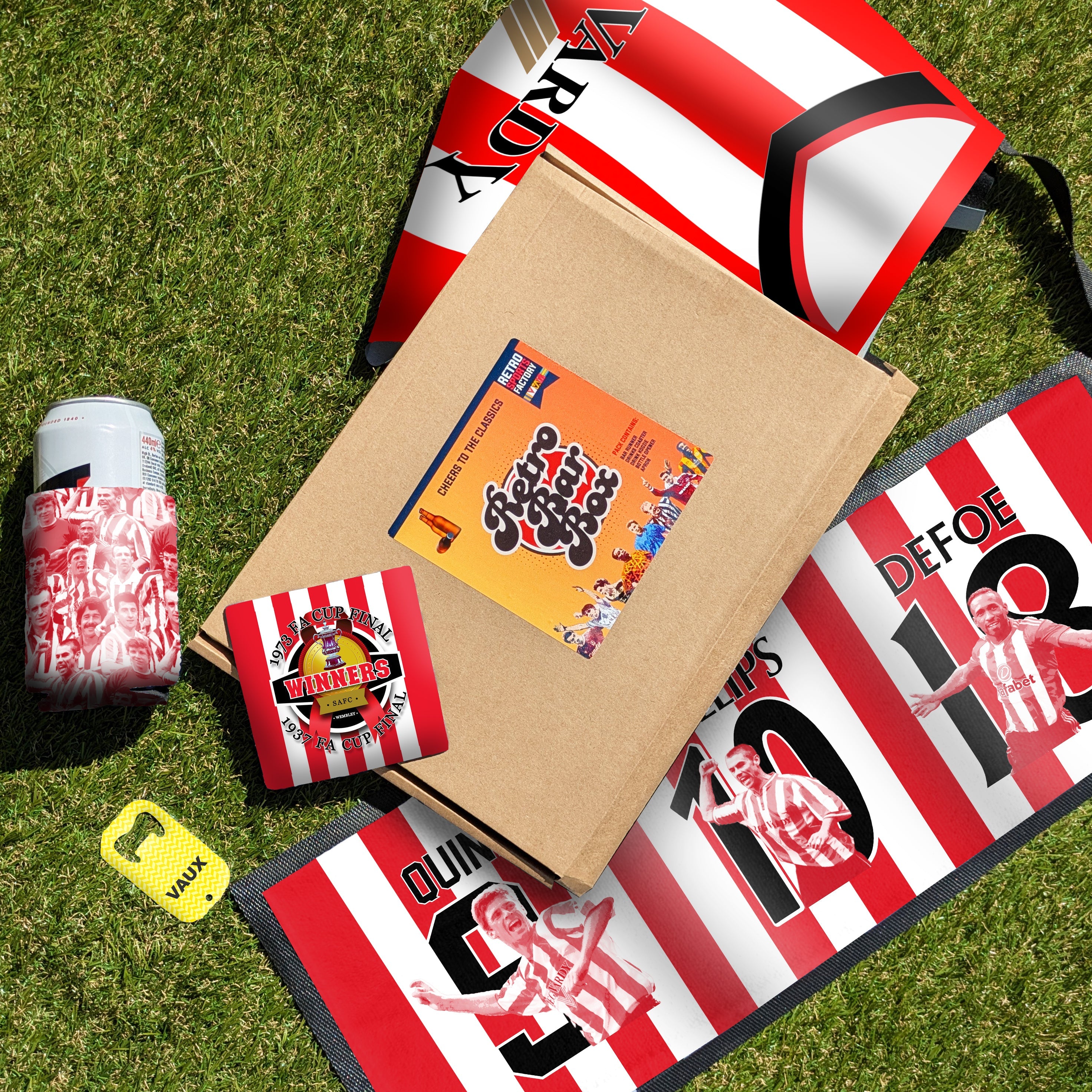 Sunderland Football Father's Day Bar Box | Retro Man-Cave Set